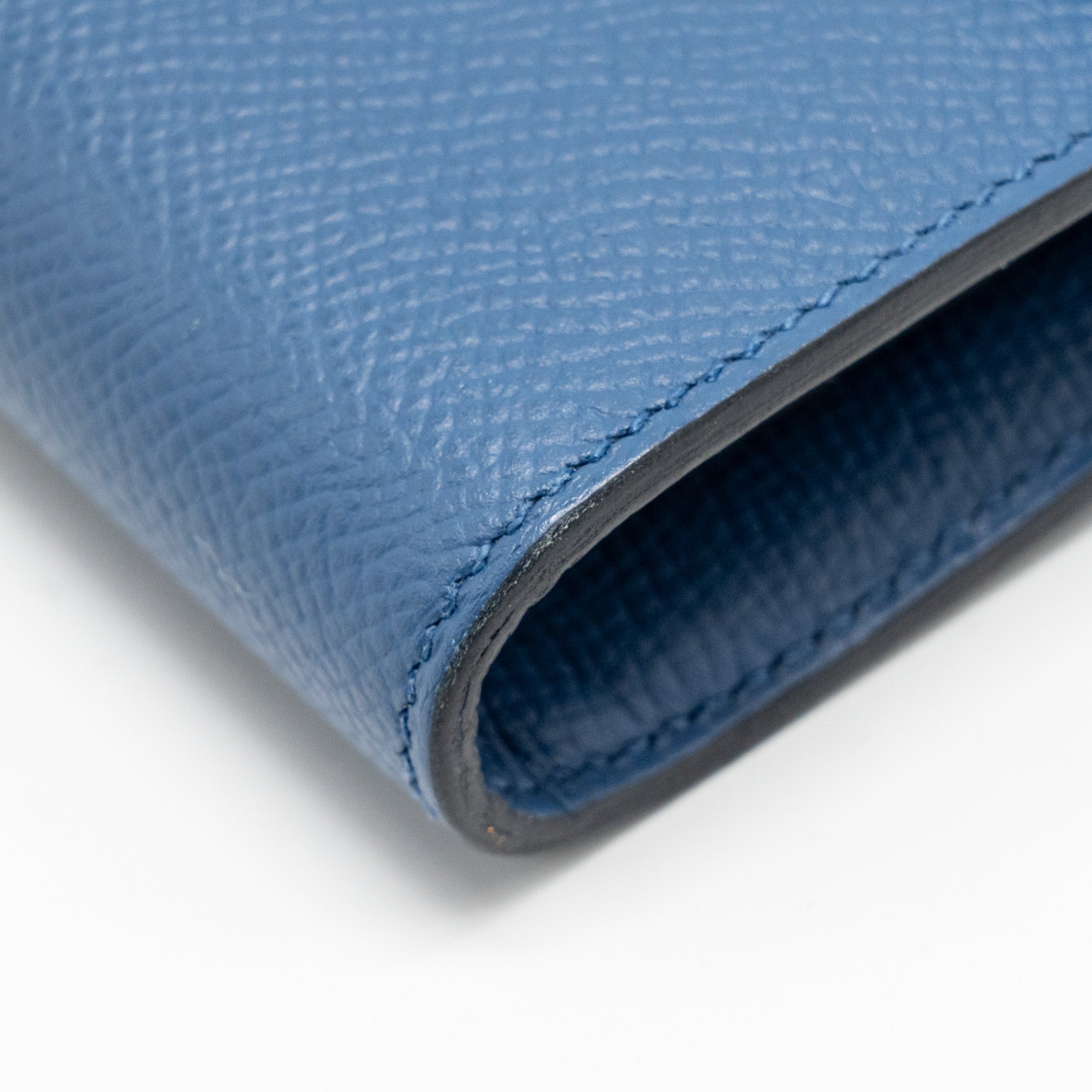 HERMES KELLY LONG WALLET EPSOM DARK BLUE GHW