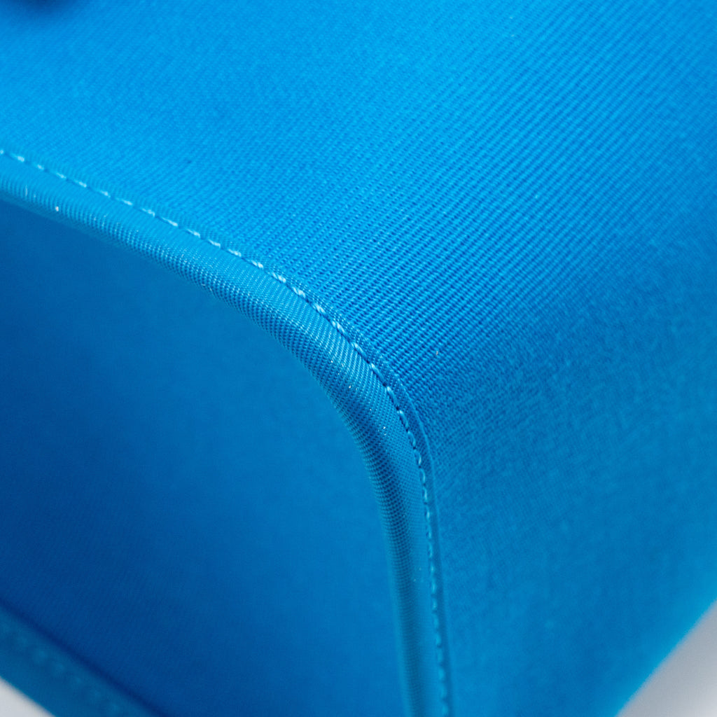 HERMES HERBAG 31 ZIP BAG CANVAS/HUNTER BLUE SHW