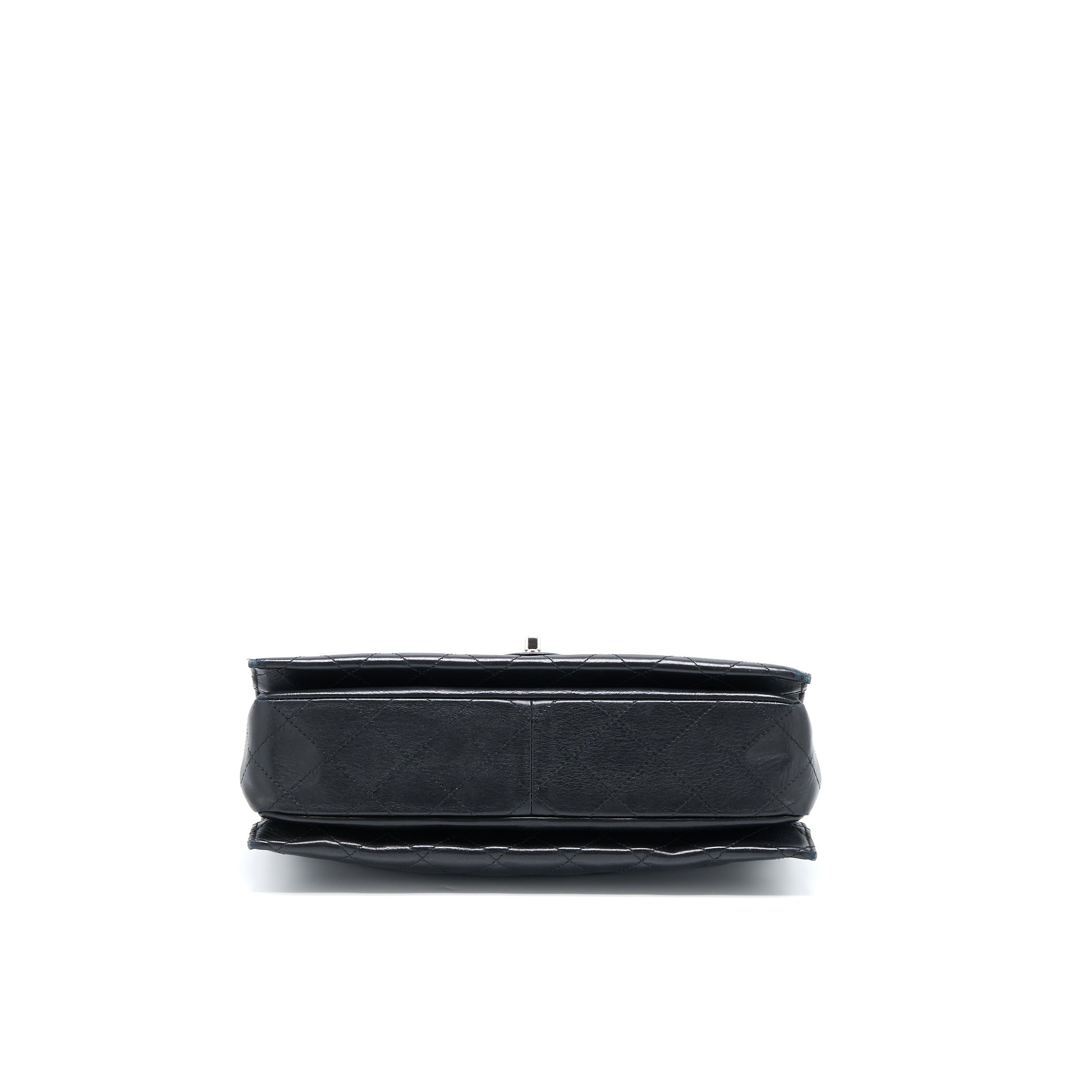 CHANEL QUILTED FLAP BAG LAMBSKIN BLACK SHW