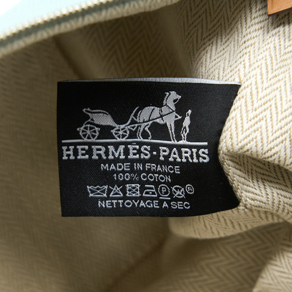 HERMES TROUSSE DE TOILETTE BRAD A BRAC PM EUCALYPTUS SHW