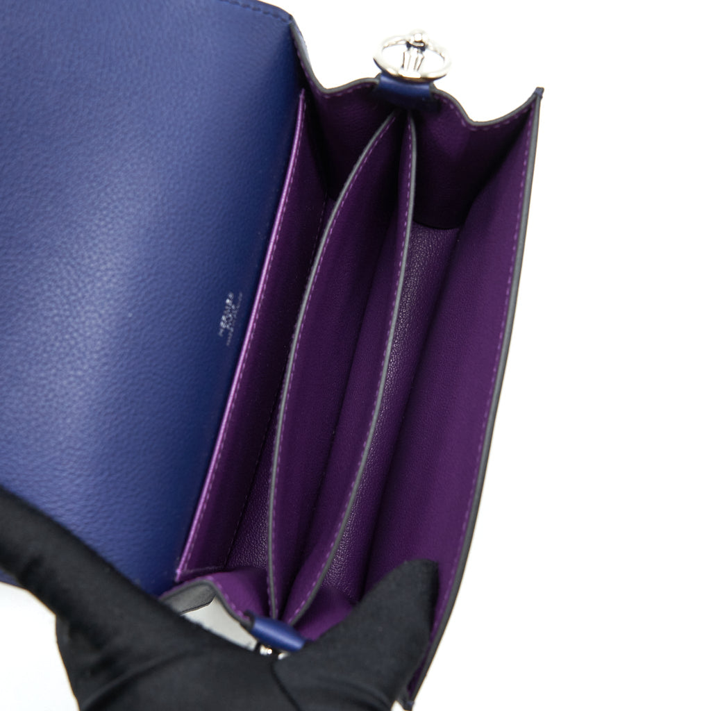 HERMES MINI ROULIS EVERCOLOR BLUE SAPHIR / ANEMONE SHW