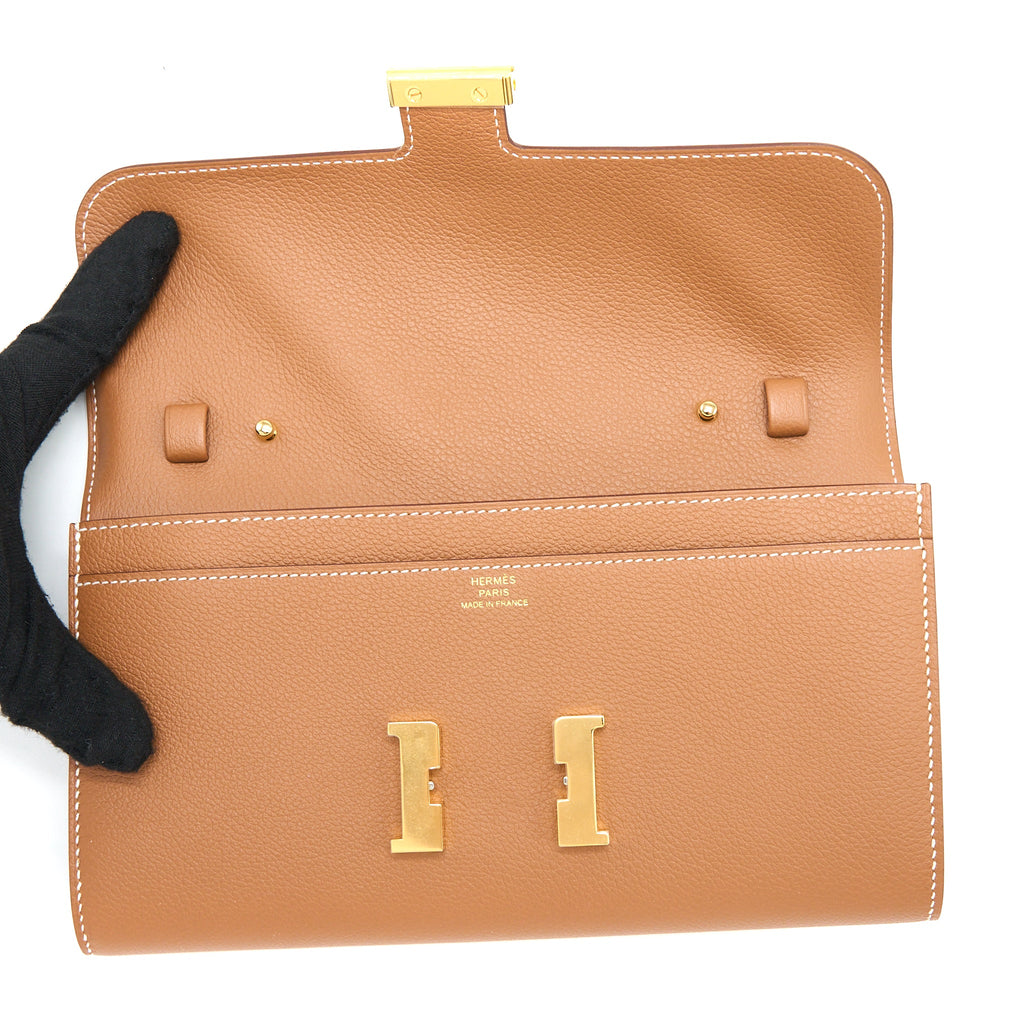 HERMES CONSTANCE TO GO EVERCOLOR GOLD GHW