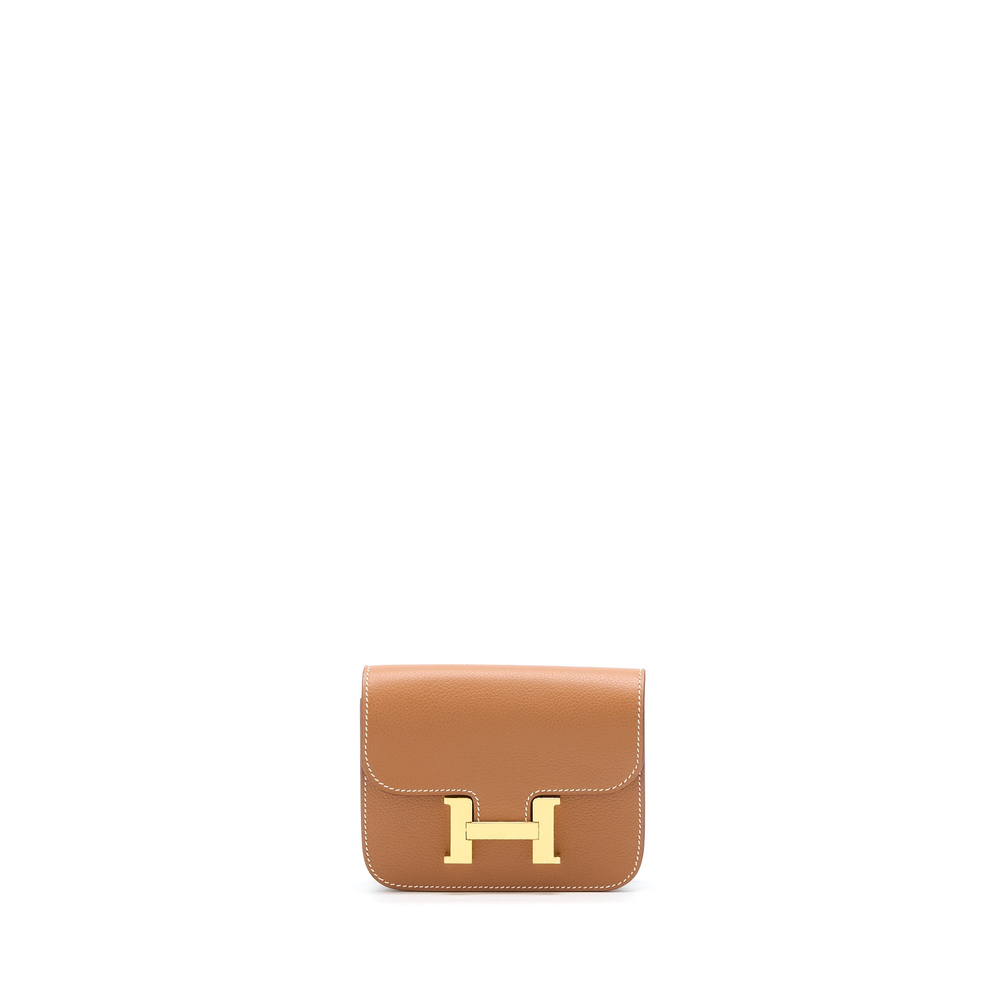 HERMES CONSTANCE SLIM EVERCOLOR GOLD GHW