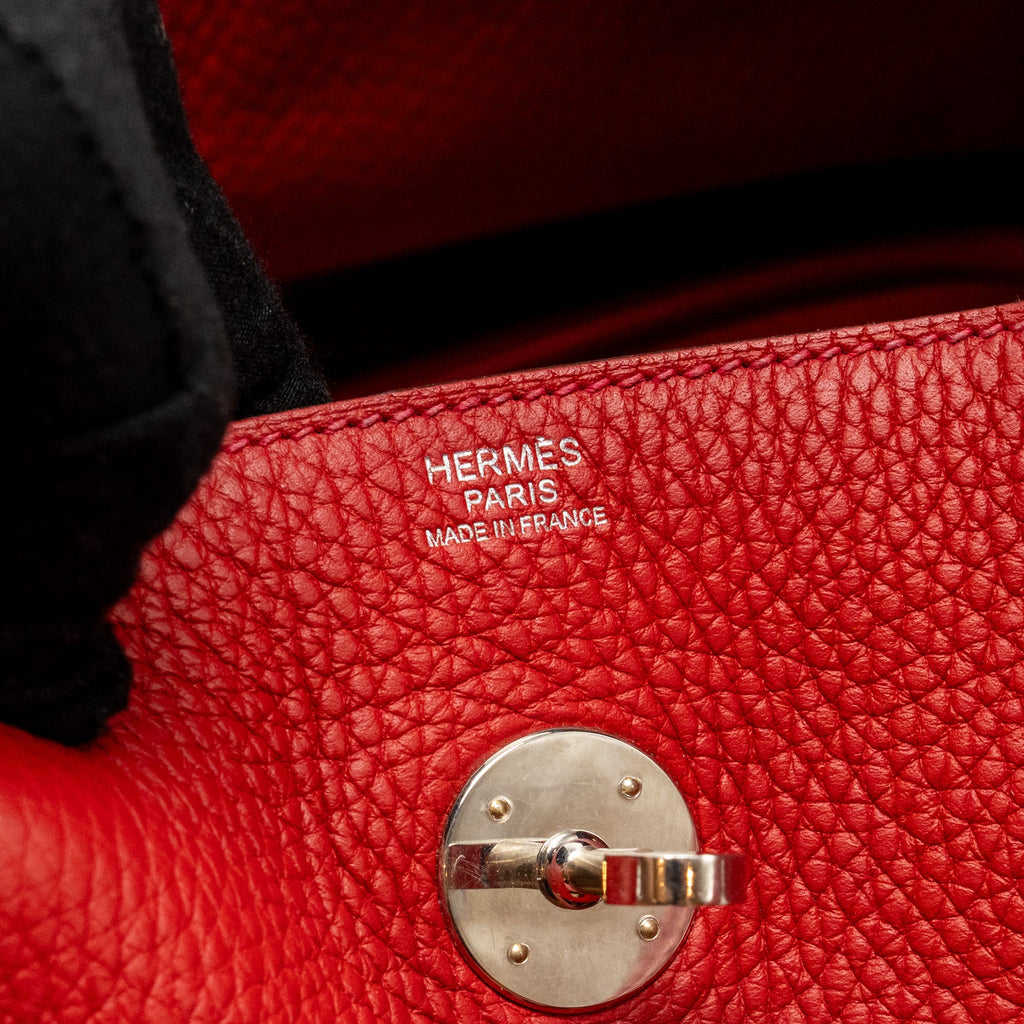 HERMES LINDY 34 CLEMENCE RED SHW