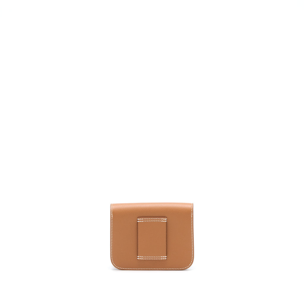 HERMES CONSTANCE SLIM EVERCOLOR GOLD GHW