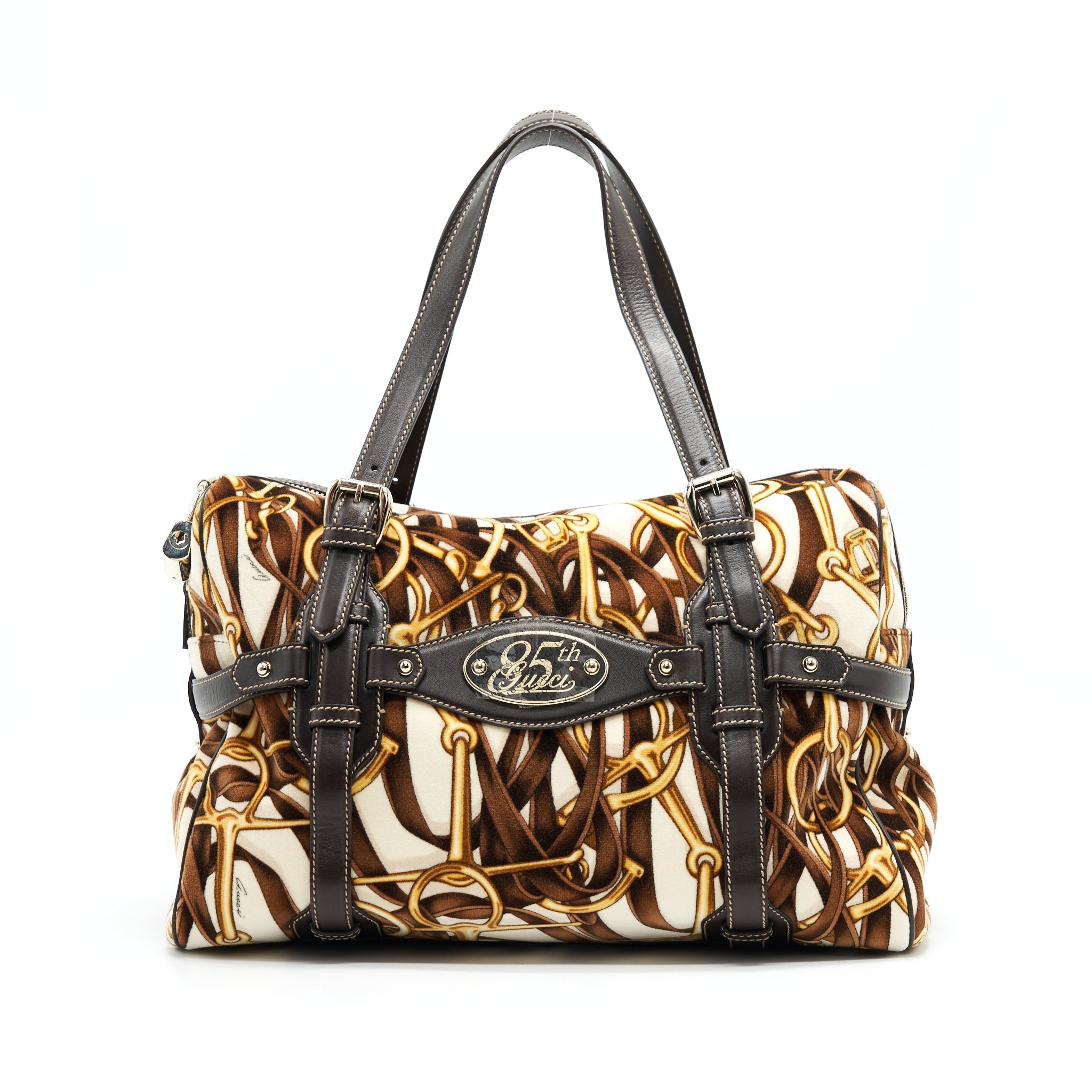 GUCCI 85TH ANNIVERSARY HORSEBIT. BOSTON BAG