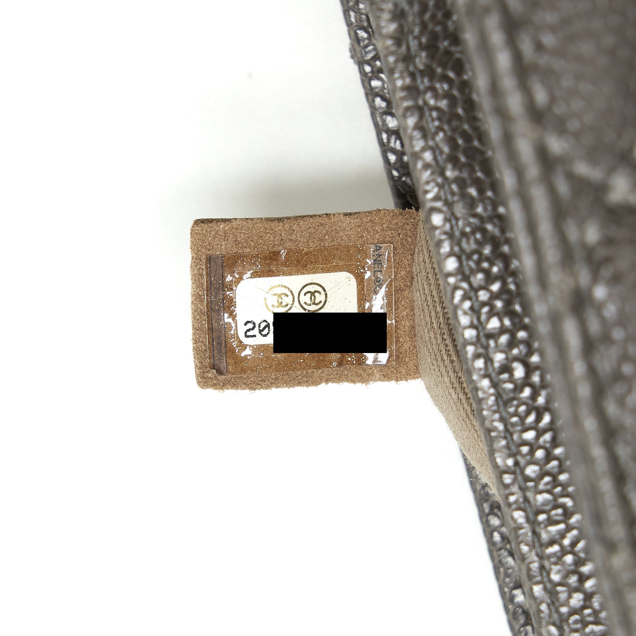CHANEL FLAP BAG CAVIAR DARK GREY RUTHENIUM SLIVER HARDWARE