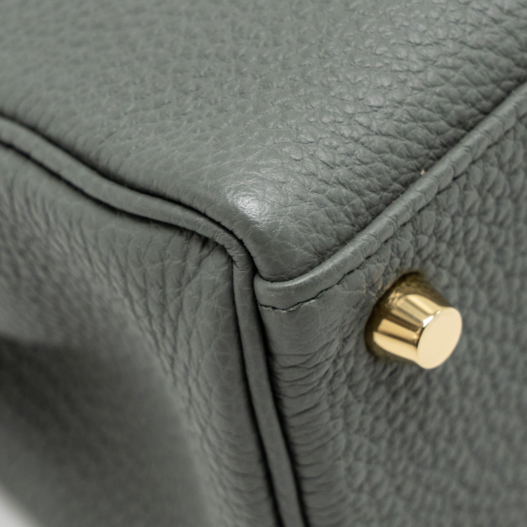 HERMES KELLY 25 TOGO VERT AMANDE GHW