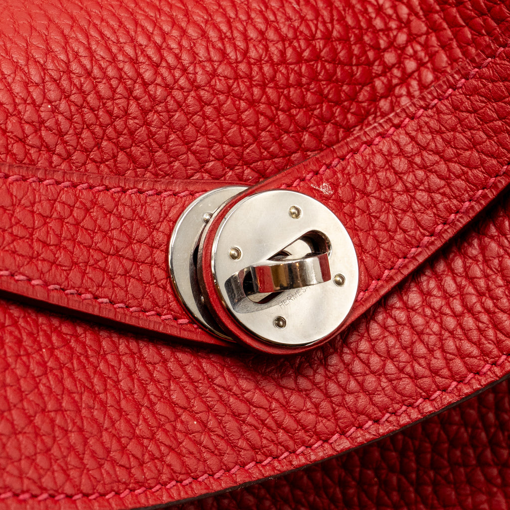 HERMES LINDY 34 CLEMENCE RED SHW