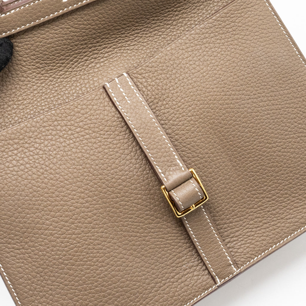 HERMES HALZAN 25 CLEMENCE ETOUPE GHW