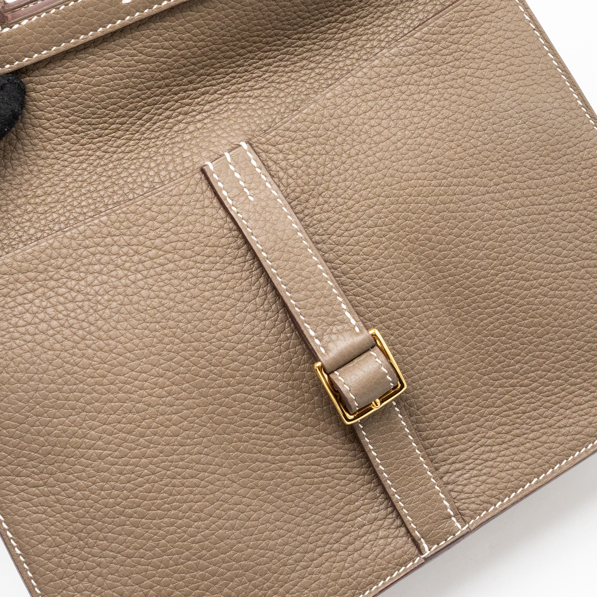 HERMES HALZAN 25 CLEMENCE ETOUPE GHW