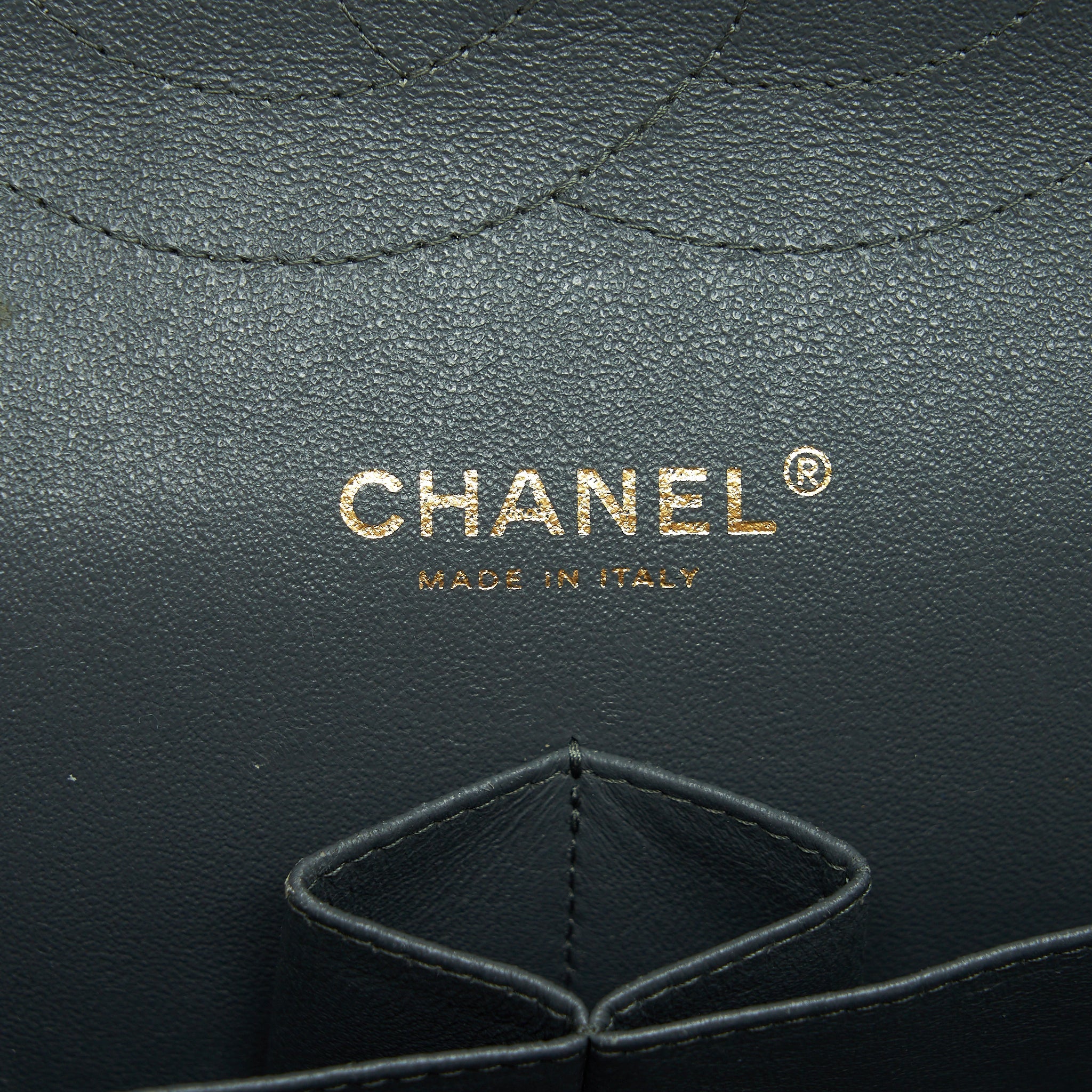 CHANEL JUMBO CLASSIC DOUBLE FLAP BAG LAMBSKIN GREY SHW