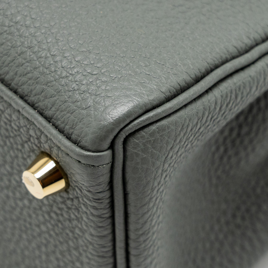 HERMES KELLY 25 TOGO VERT AMANDE GHW