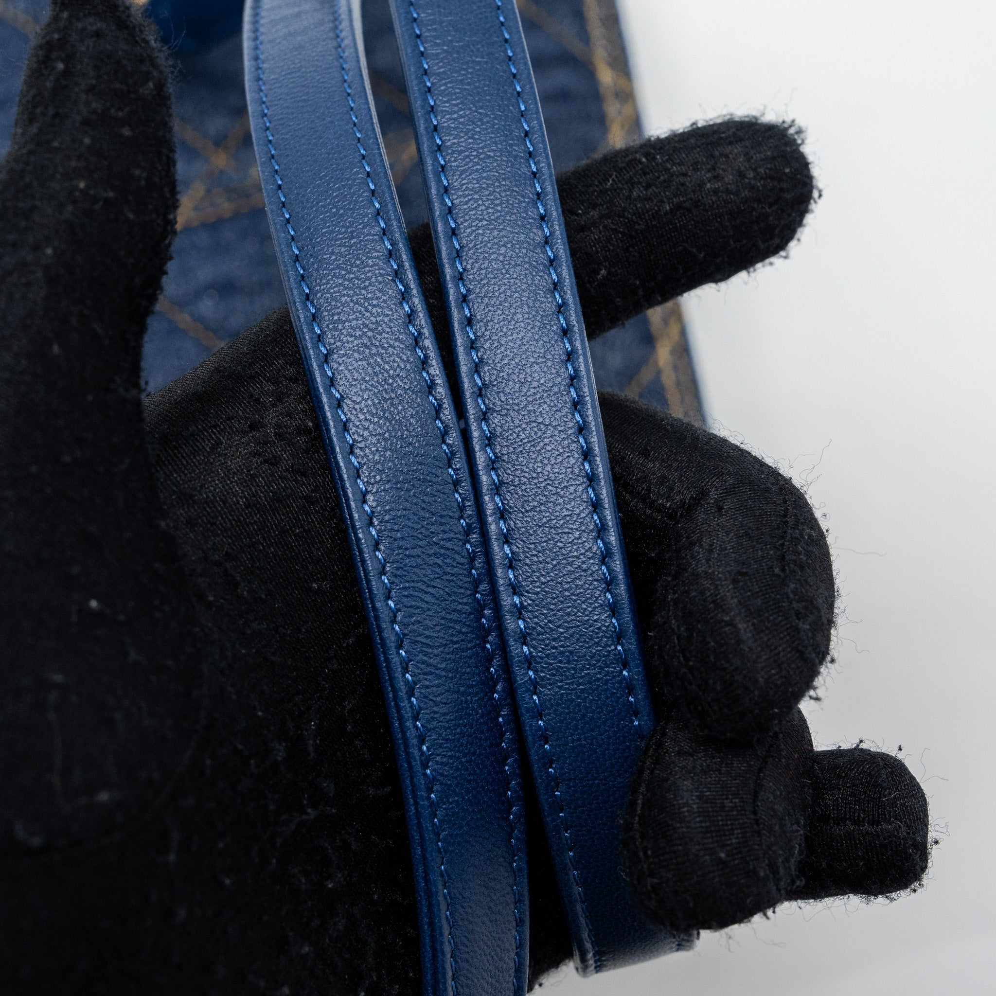CHANEL 23S FLAP BACKPACK DENIM BLUE WITH GHW (MICROCHIP)