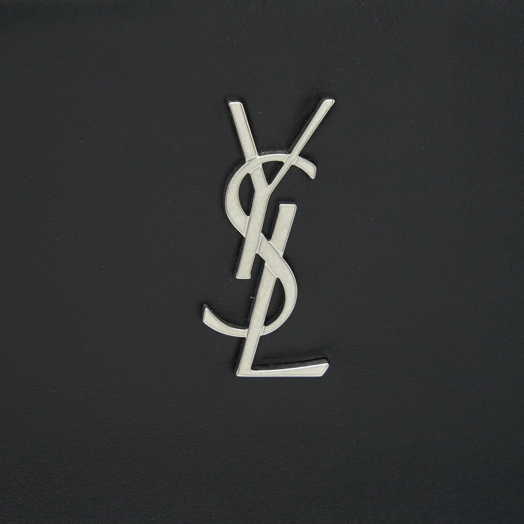 SAINT LAURENT IPAD HOLDER /CLUTCH CALFSKIN BLACK SHW