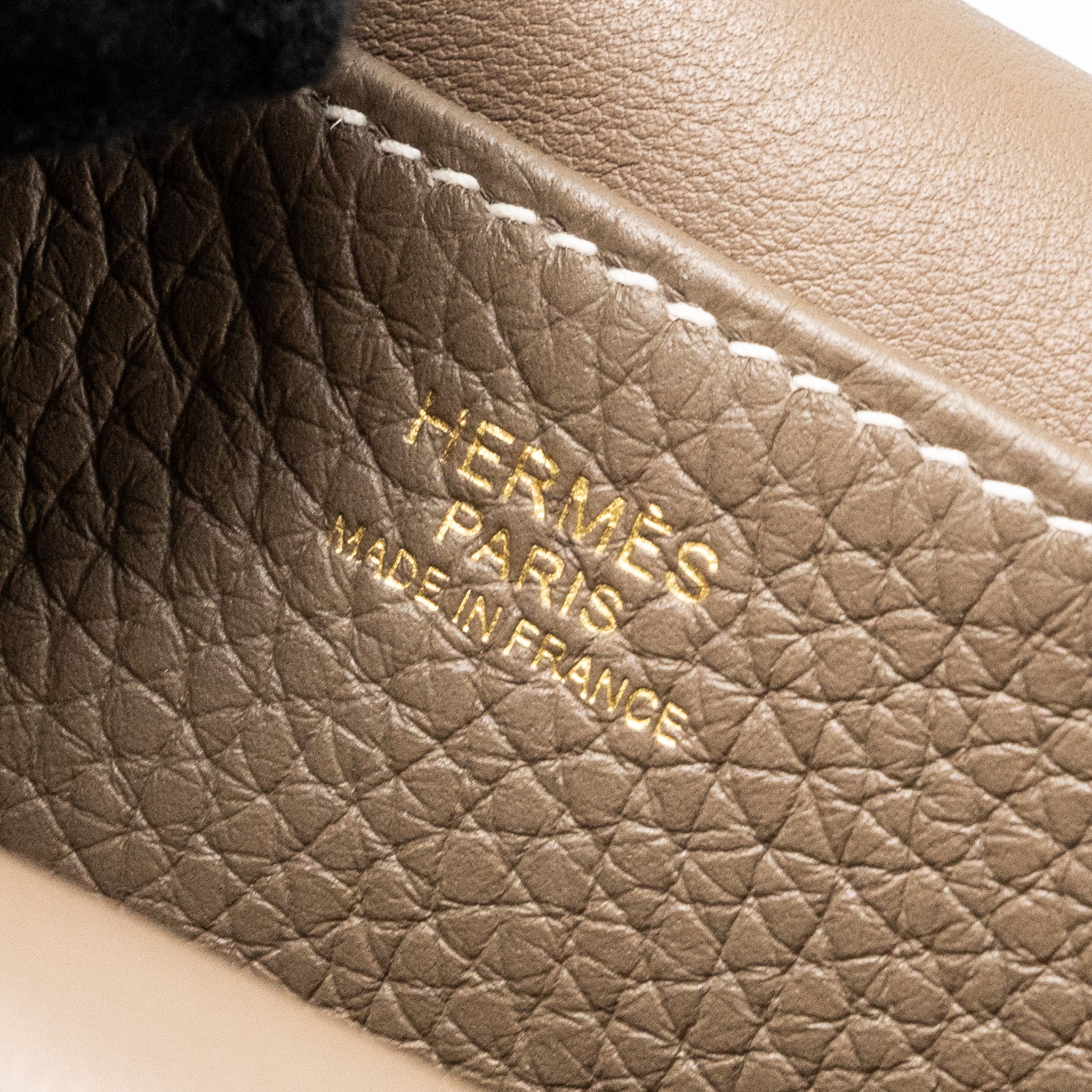 HERMES HALZAN 25 CLEMENCE ETOUPE GHW