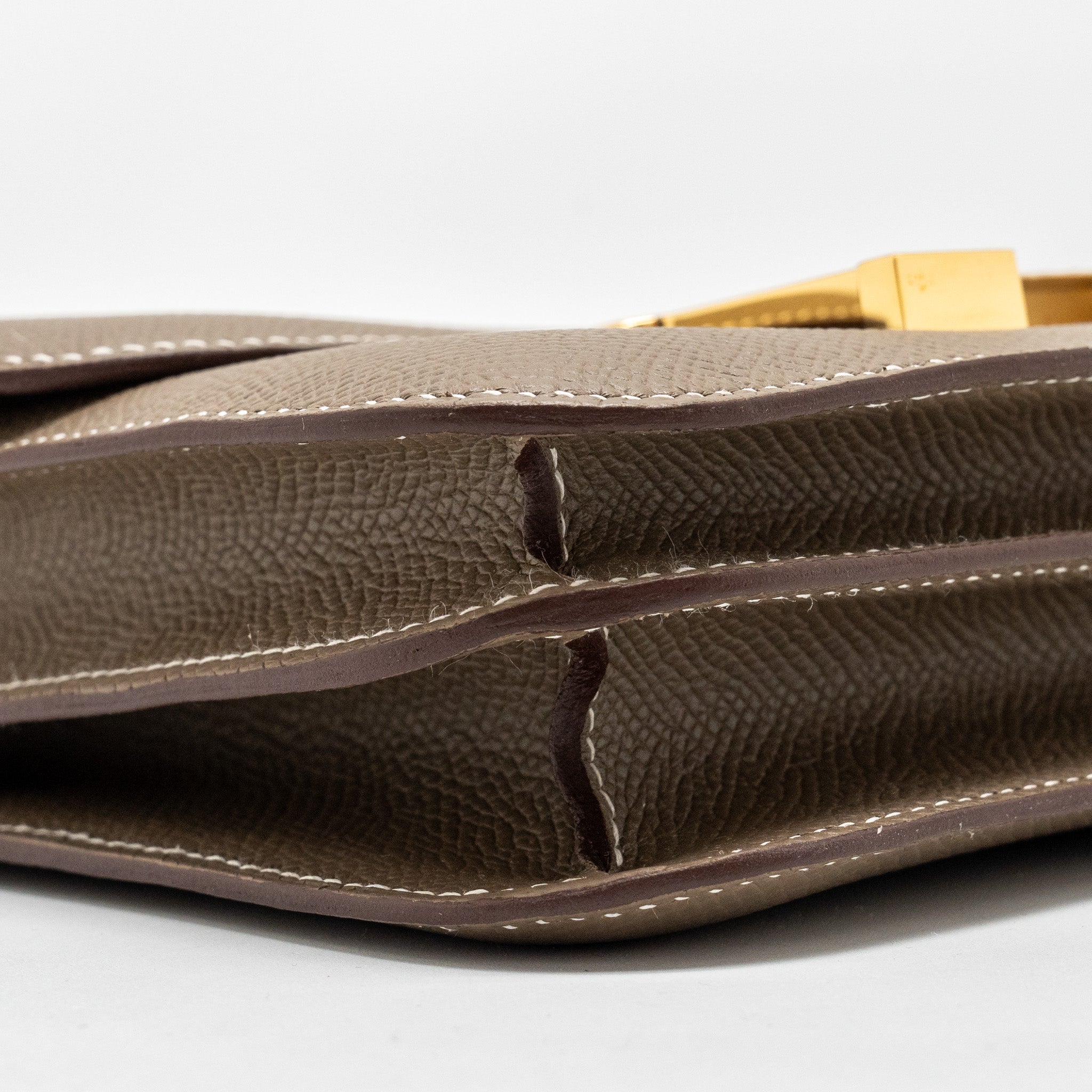 HERMES MINI CONSTANCE EPSOM ETOUPE GHW