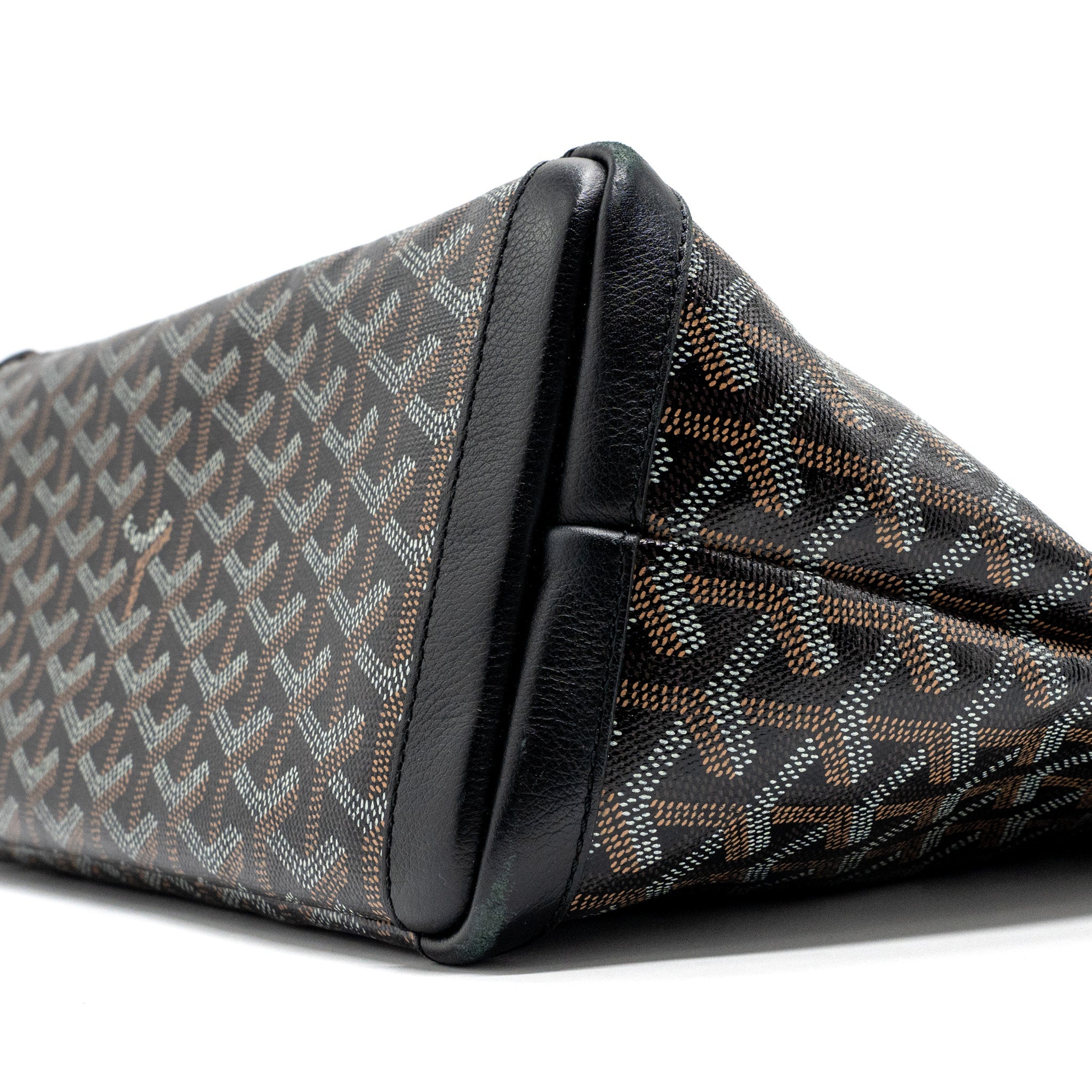 GOYARD ARTOIS PM TOTE BAG CANVAS/ LEATHER BLACK SHW