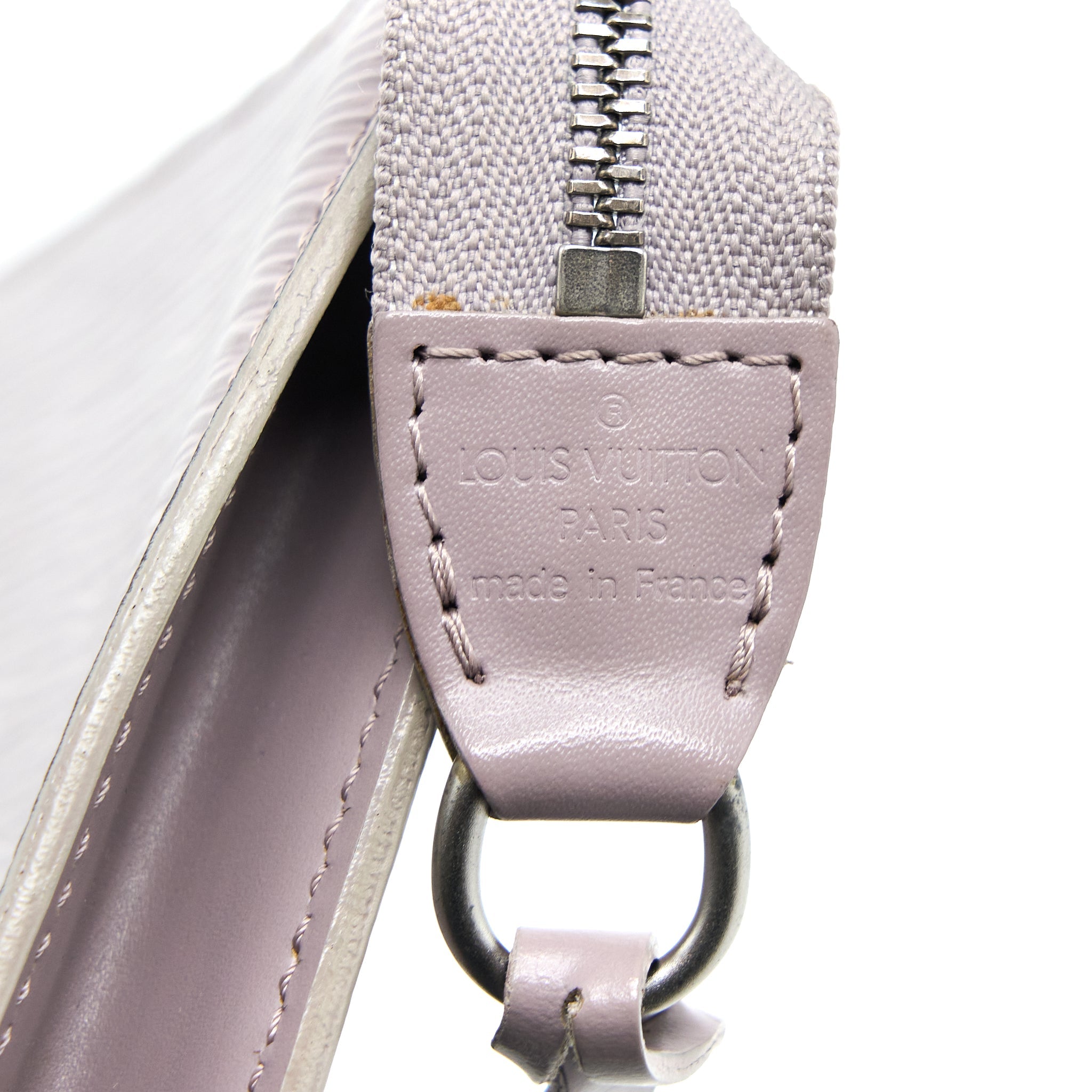 LOUIS VUITTON VINTAGE POCHETTE EPI LIGHT PURPLE BRUSHED SHW
