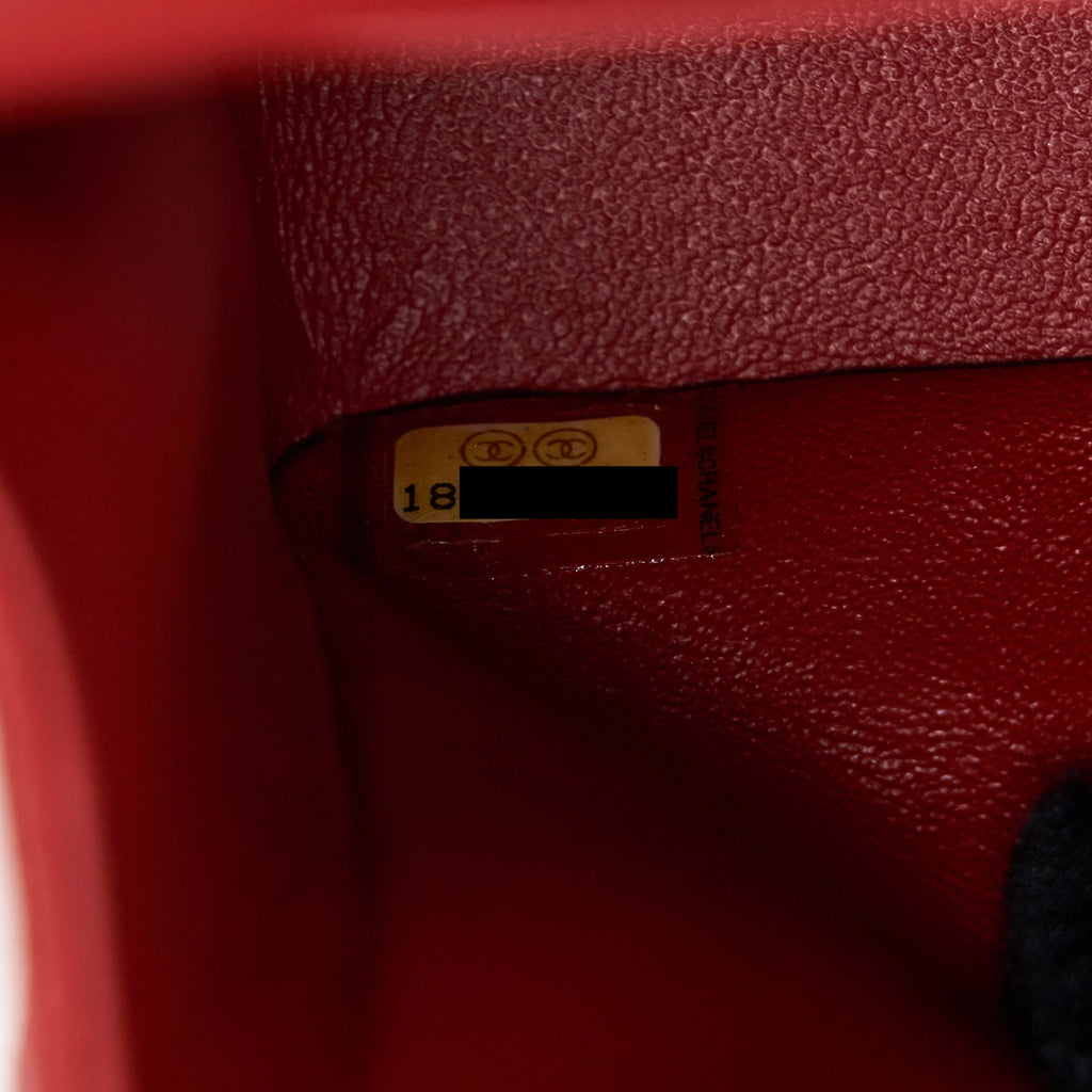 CHANEL CLASSIC DOUBLE FLAP BAG CAVIAR RED SHW