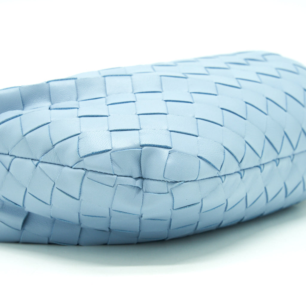 BOTTEGA VENETA MINI JODIE BAG LIGHT BLUE SHW