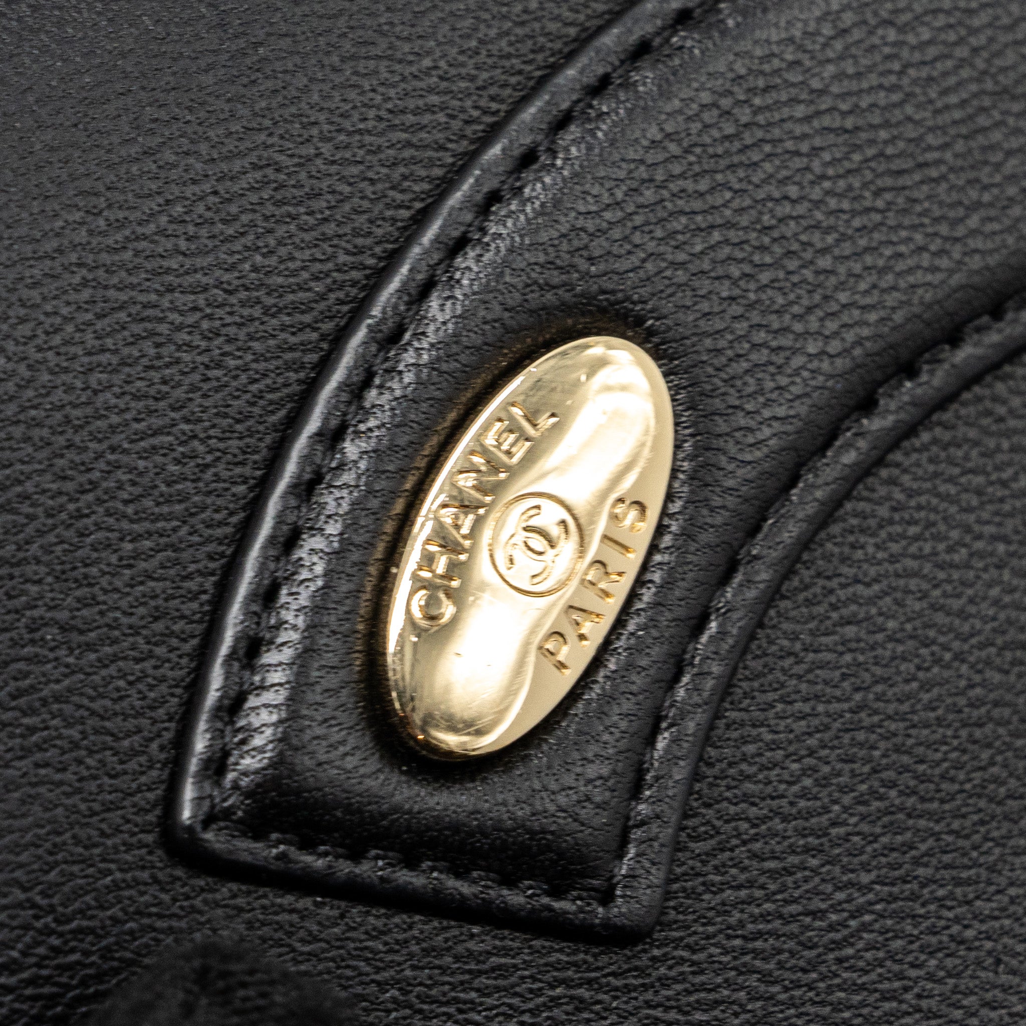 CHANEL SMALL FLAP BAG LAMBSKIN BLACK LGHW