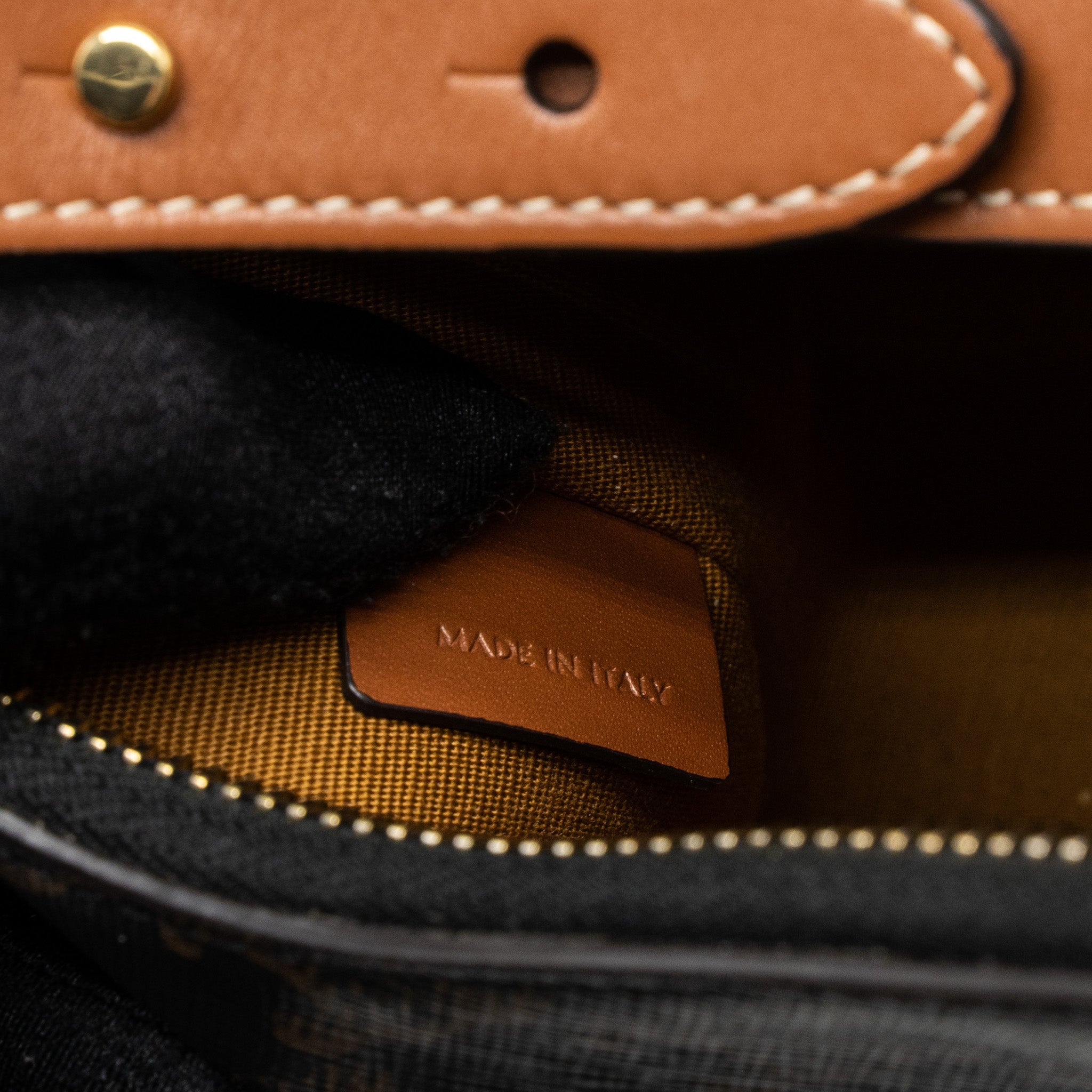 CELINE AVA BAG TRIOMPHE CANVAS TAN GHW