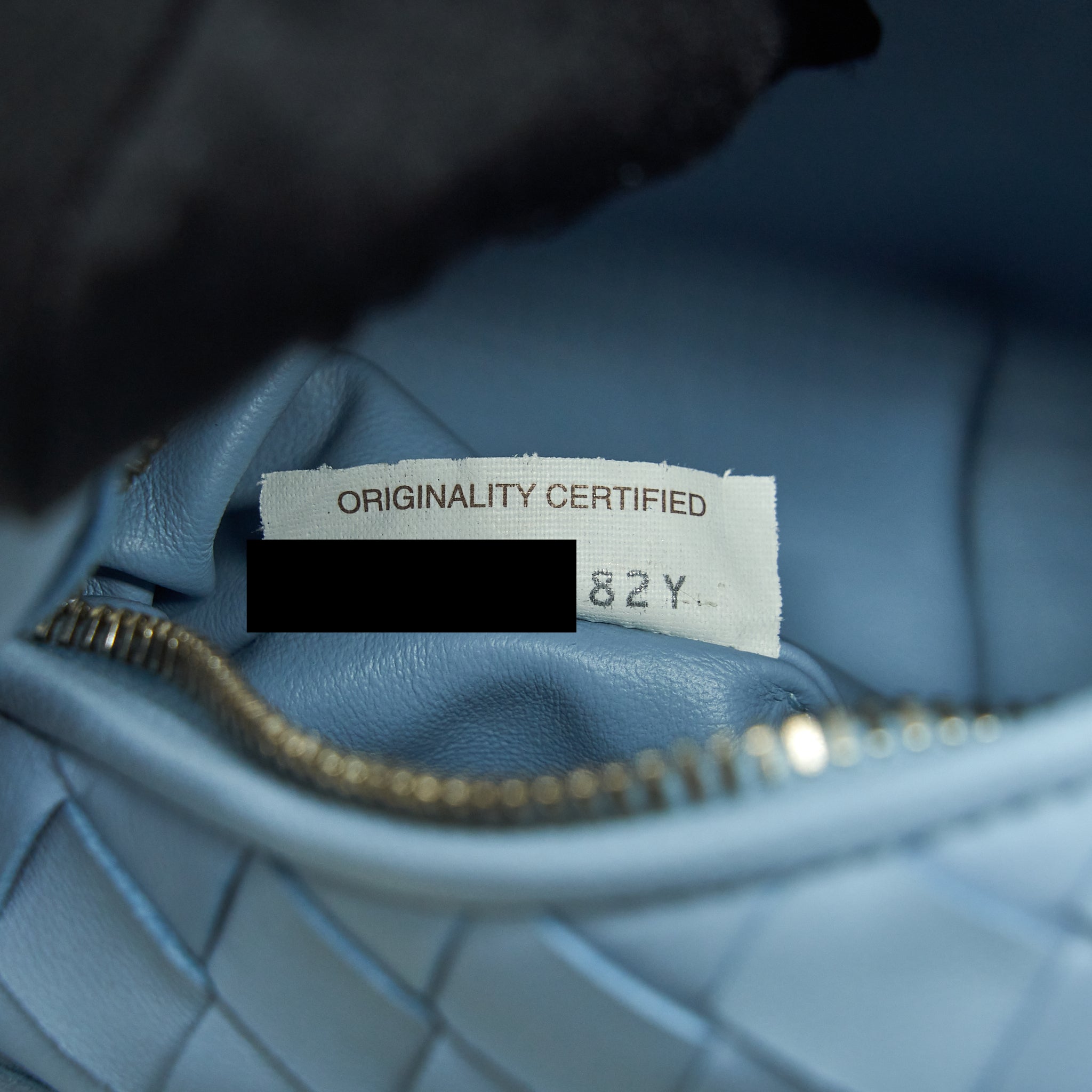 BOTTEGA VENETA MINI JODIE BAG LIGHT BLUE SHW