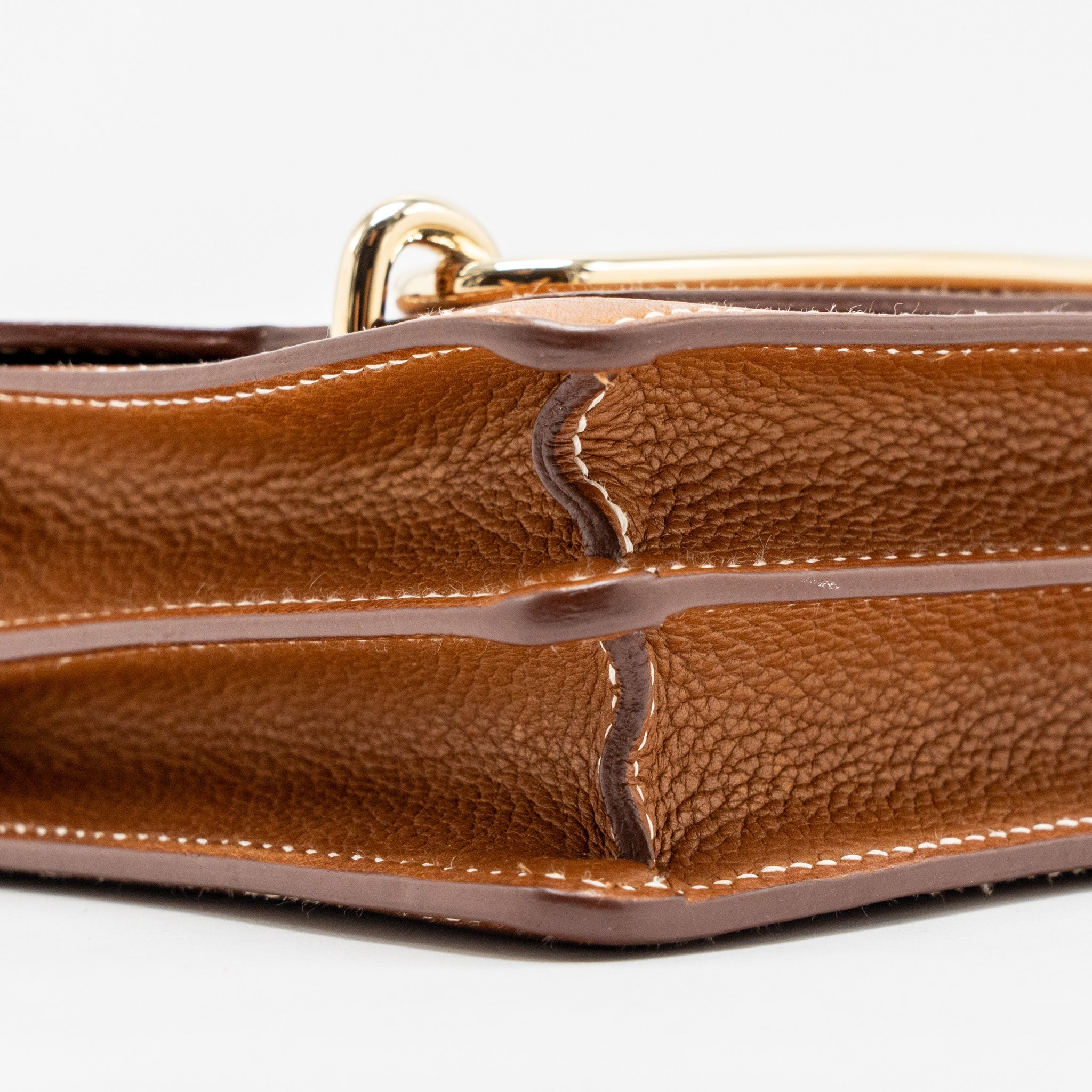 HERMES MINI ROULIS BARENIA FAUBOURG 34 FAUVE GOLD LGHW