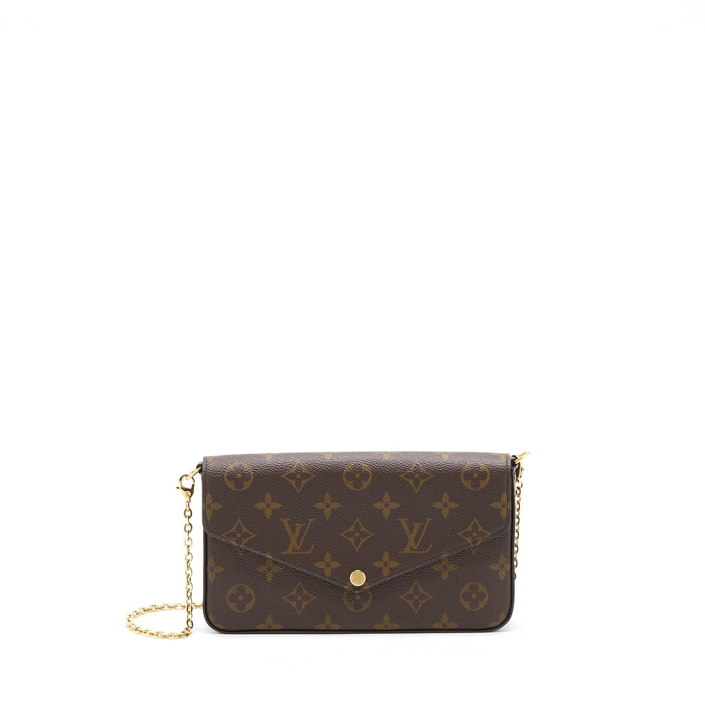 LOUIS VUITTON FELICIE POCHETTE MONOGRAM CANVAS GHW