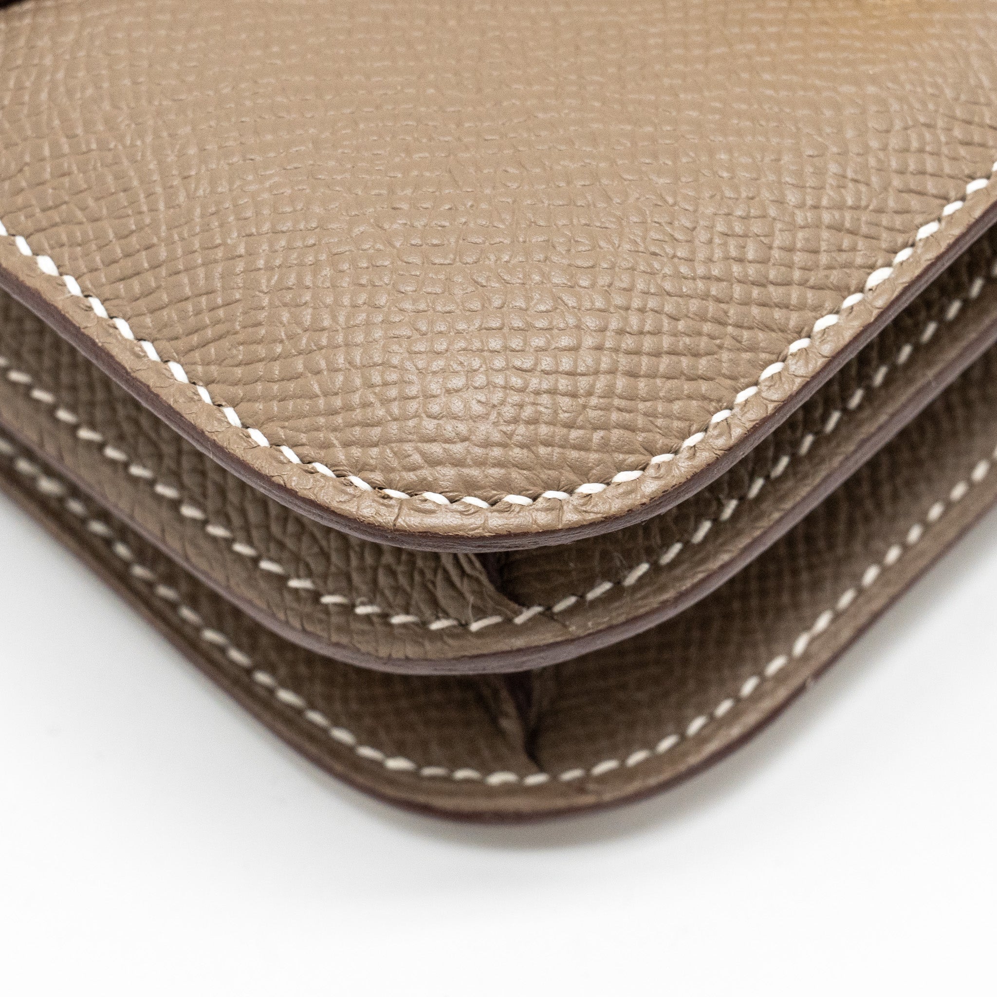 HERMES MINI CONSTANCE EPSOM ETOUPE GHW