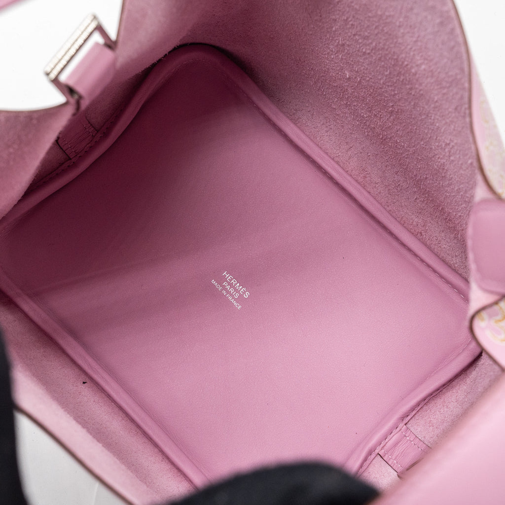 HERMES LUCKY DAISY PICOTIN 18 SWIFT MAUVE SYLVESTER SHW