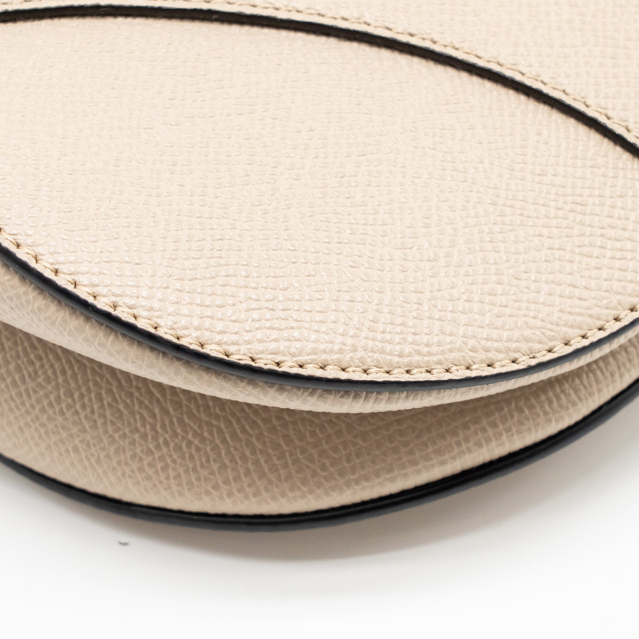 DIOR MEDIUM SADDLE BAG CALFSKIN BEIGE GHW