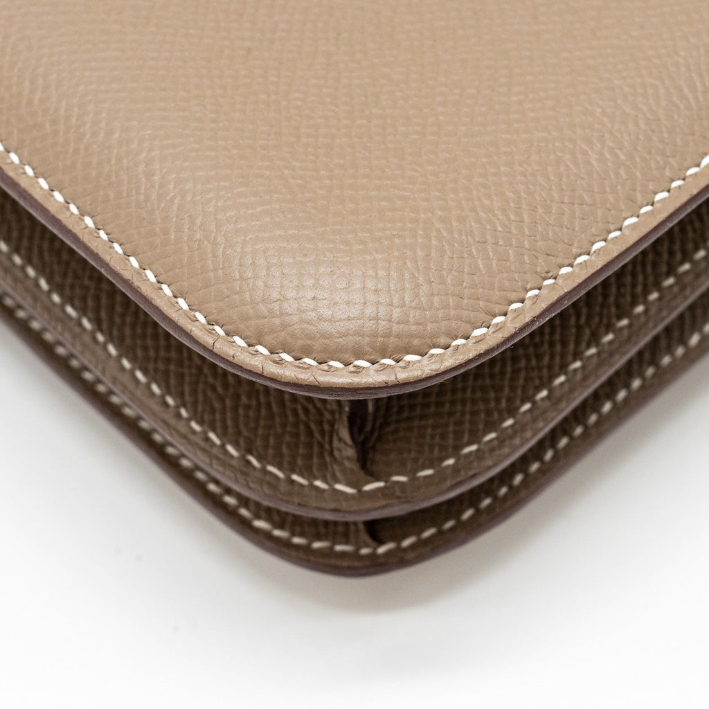 HERMES MINI CONSTANCE EPSOM ETOUPE GHW