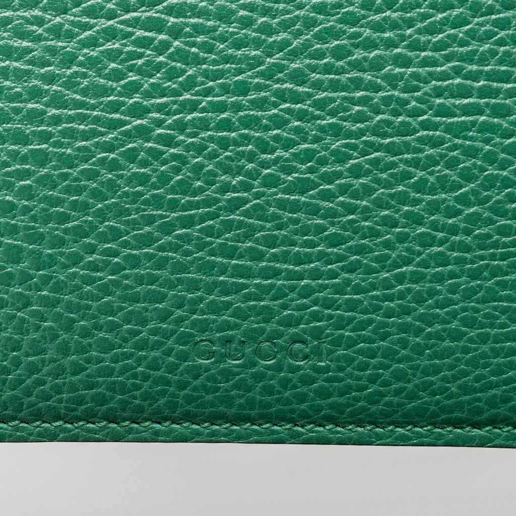 GUCCI DIONYSUS GG MINI BAG CALFSKIN GREEN SHW