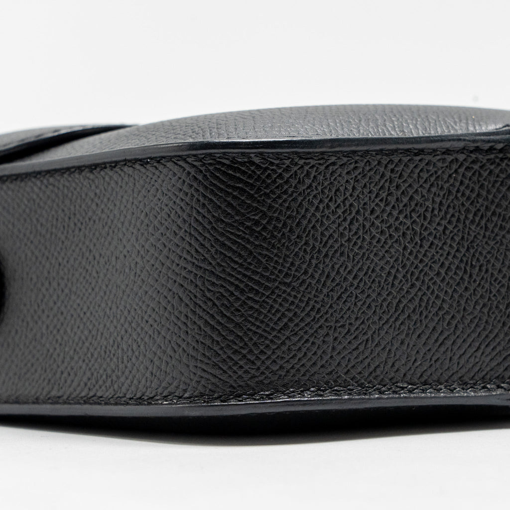 HERMES CHERCHE-MIDI SHOULDER BAG EPSOM BLACK SHW