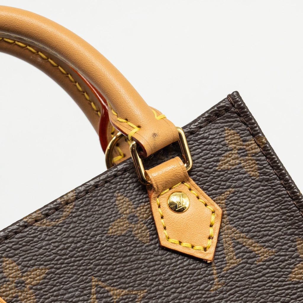 LOUIS VUITTON PETIT SAC PLAT MONOGRAM CANVAS GHW