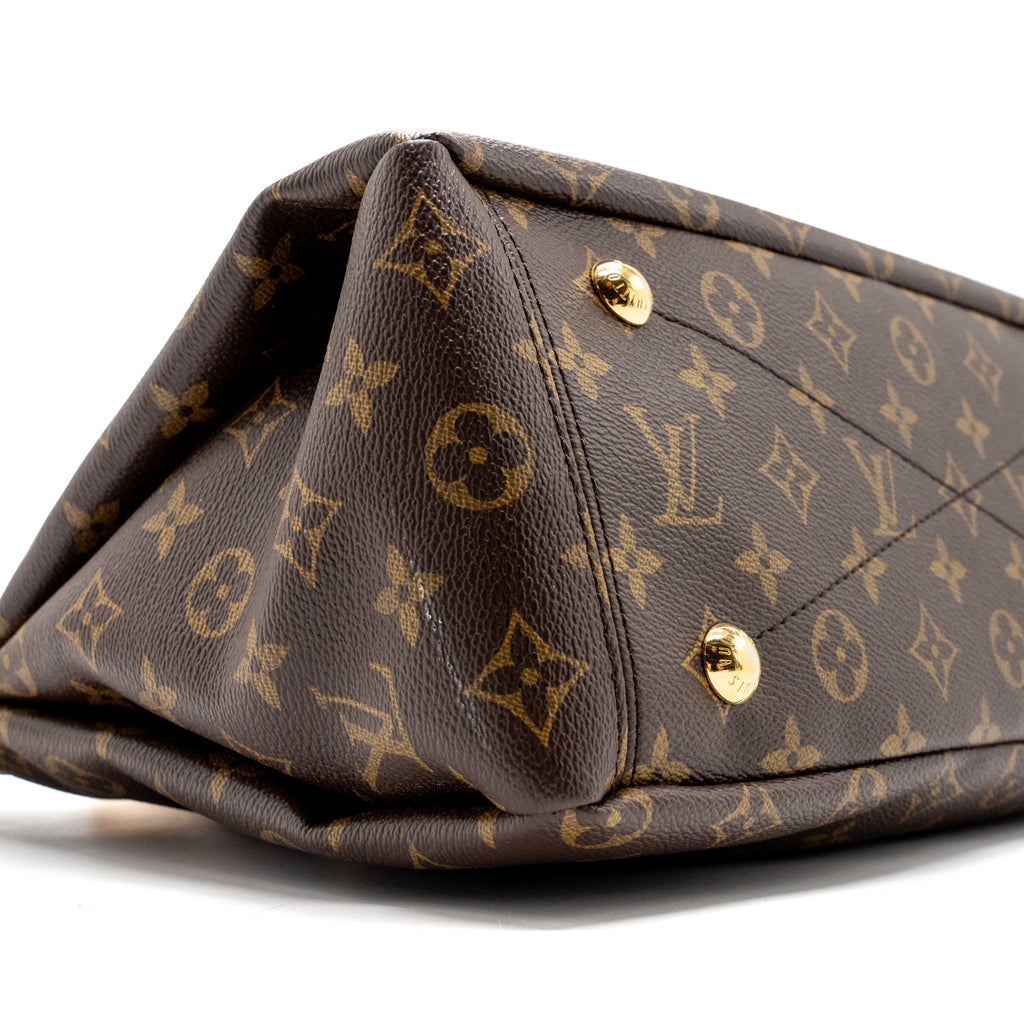 LOUIS VUITTON PALLAS DUNE TOTE BAG MONOGRAM CANVAS / BEIGE GHW