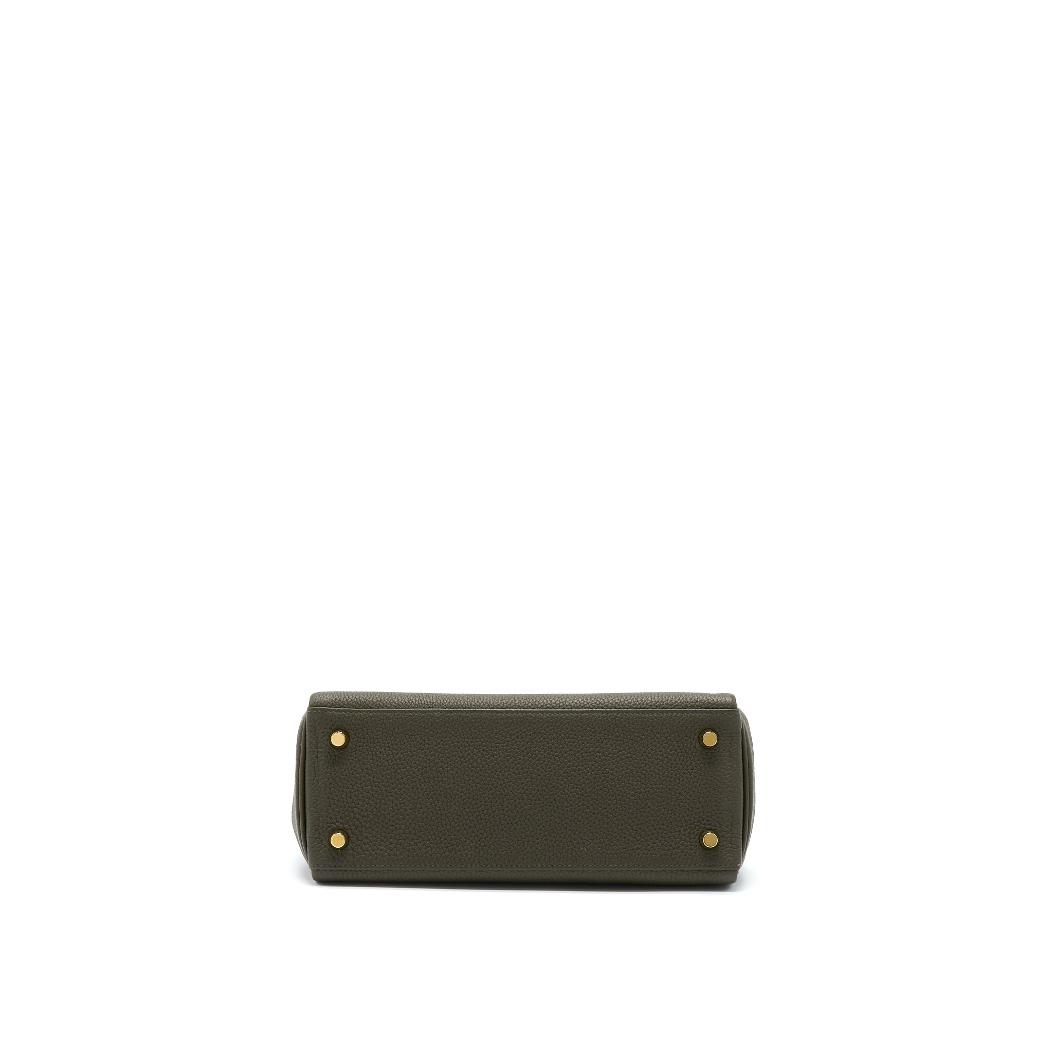 HERMES KELLY 25 TOGO C6 VERT DE GRIS GHW