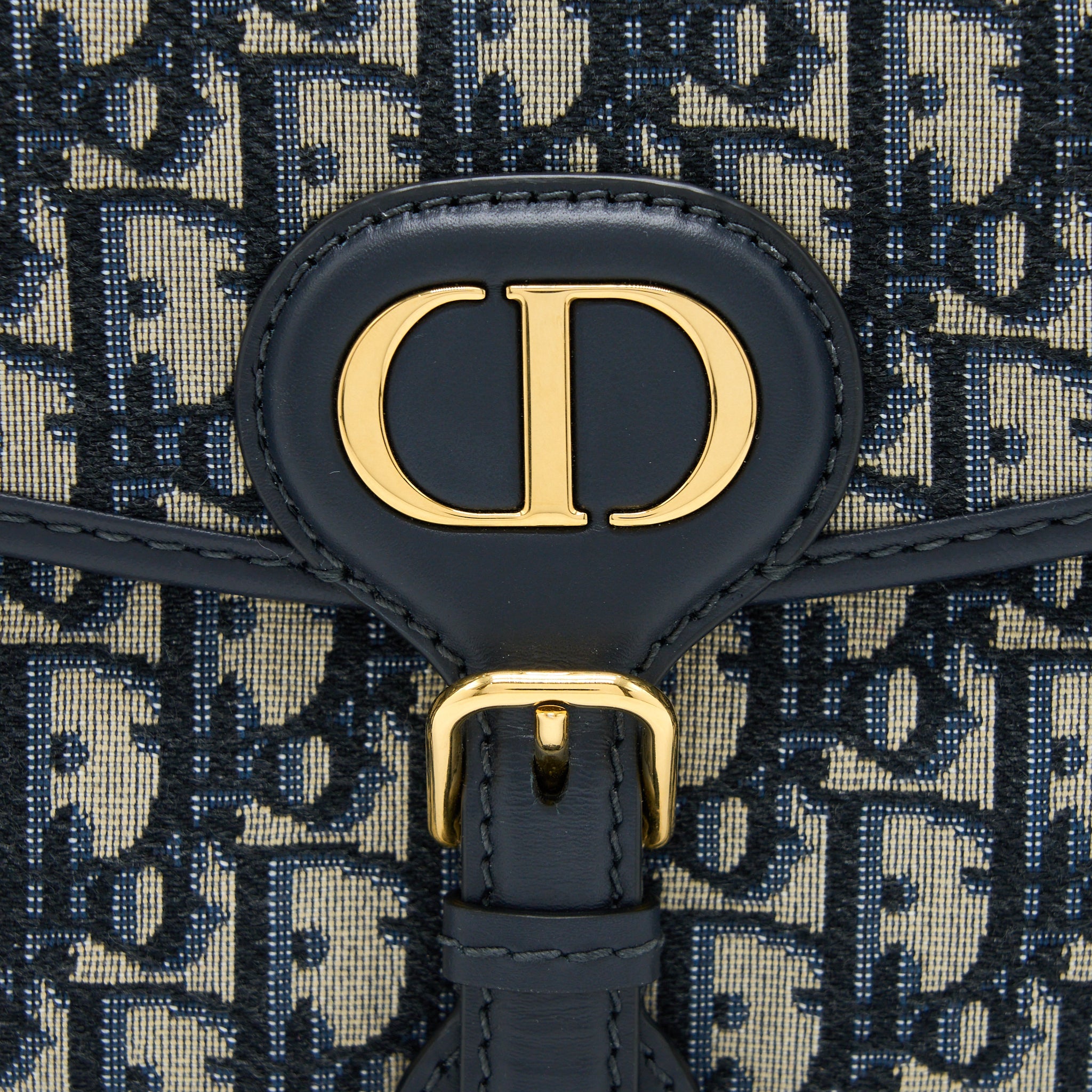 DIOR MEDIUM BOBBY BAG BLUE DIOR OBLIQUE JACQUARD GHW