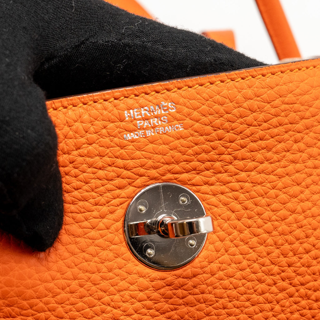 HERMES LINDY 30 CLEMENCE ORANGE SHW