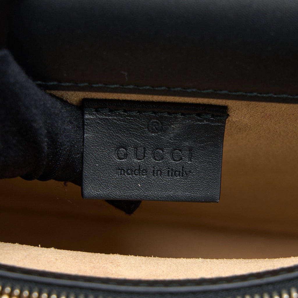 GUCCI SMALL DIONYSUS GG SUPREME VELVET BROWN SHW