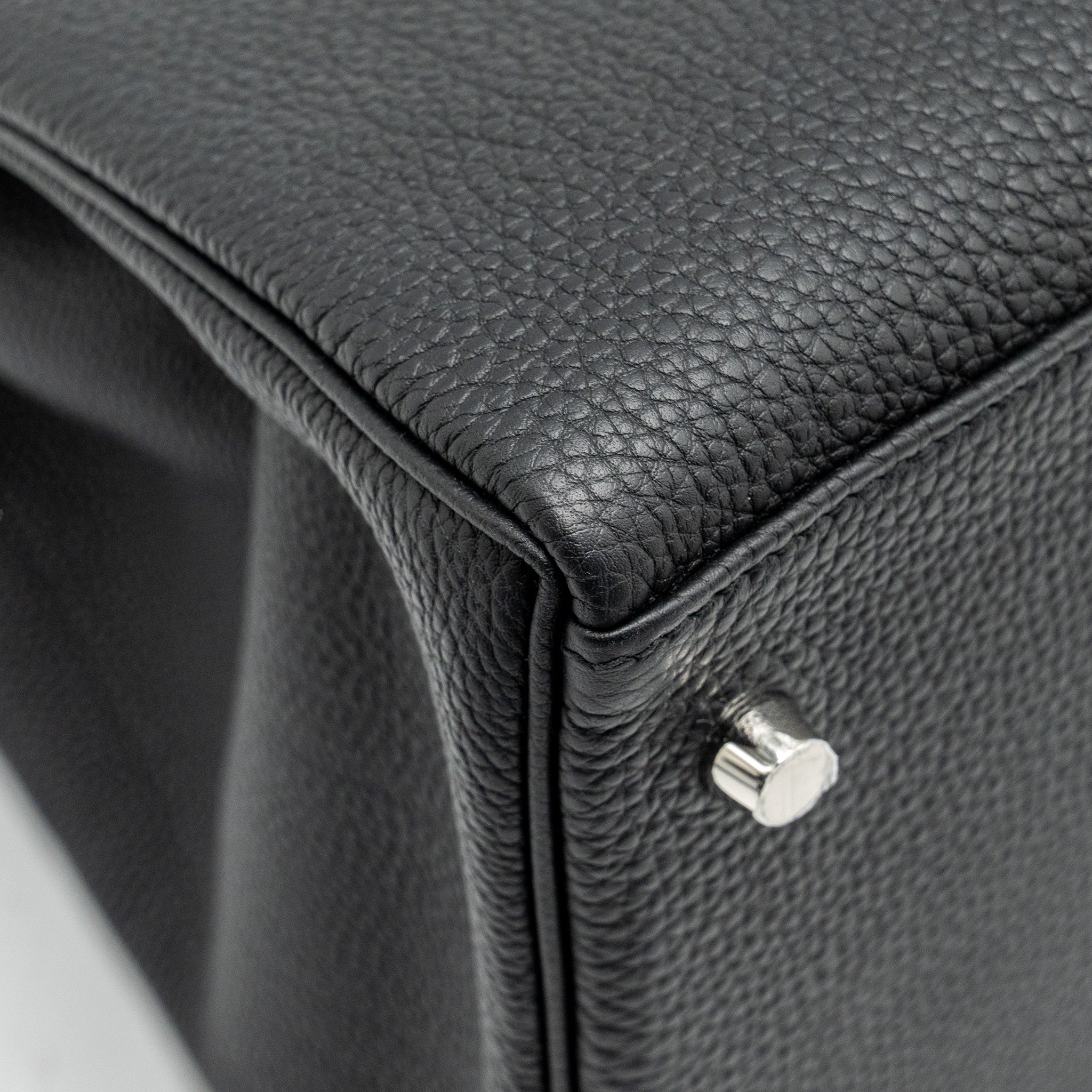 HERMES KELLY MAXI 42 TOGO BLACK SHW