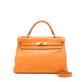 HERMES KELLY 32 CLEMENCE 93 ORANGE GHW