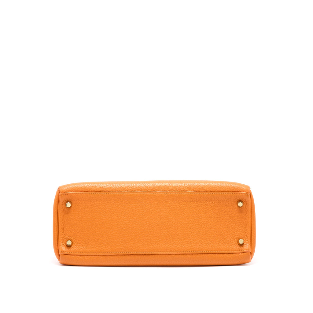 HERMES KELLY 32 CLEMENCE 93 ORANGE GHW