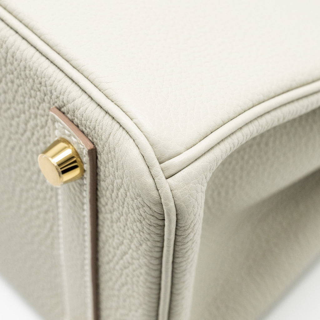 HERMES BIRKIN 25 TOGO GRIS PERLE GHW
