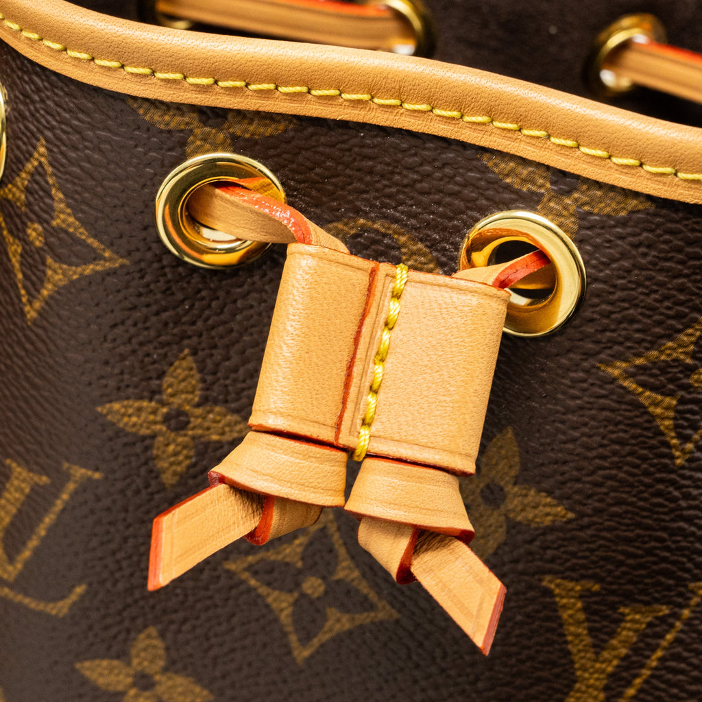 LOUIS VUITTON NANO NOE MONOGRAM CANVAS GHW (NEW VERSION)