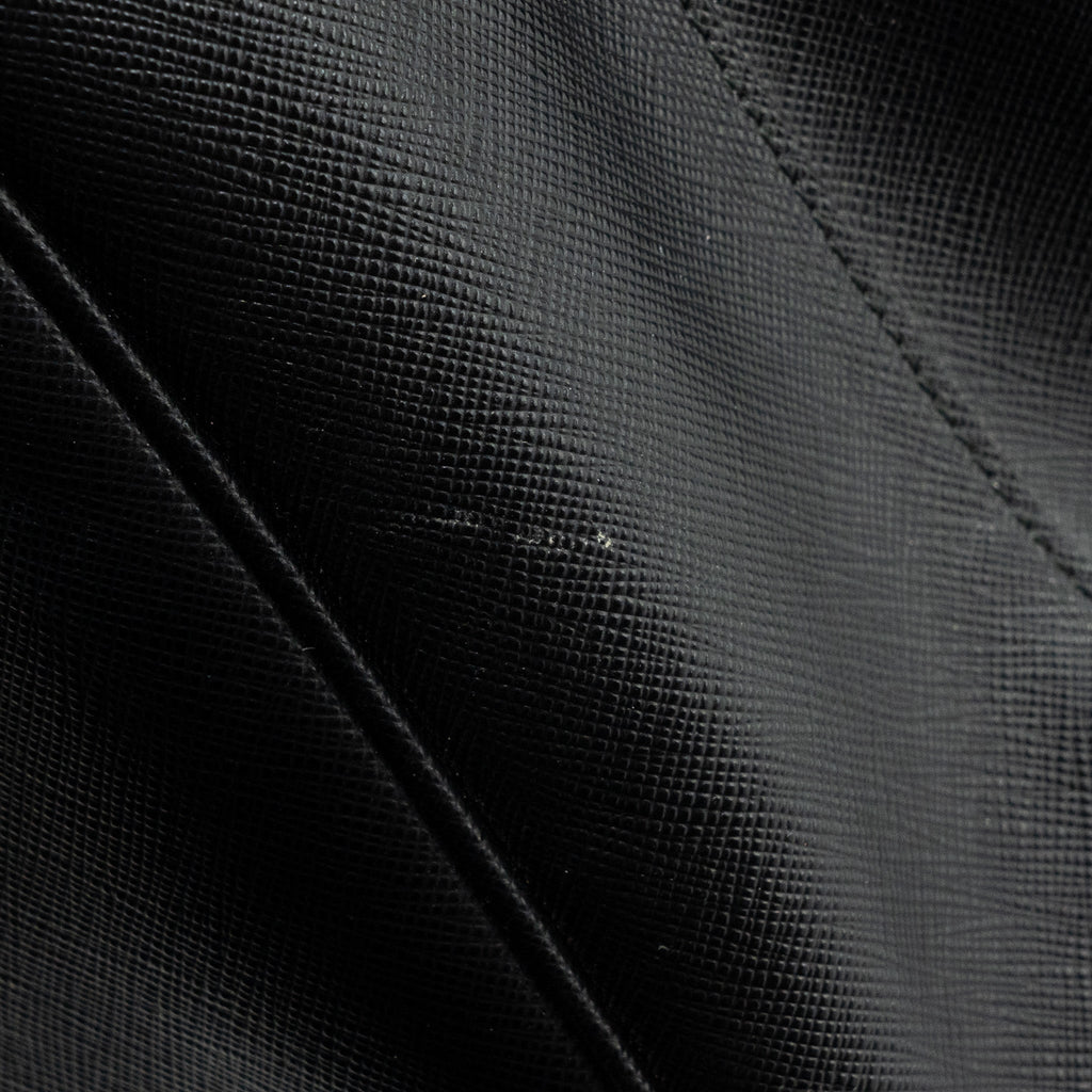 PRADA GALLERIA SAFFIANO TOTE BAG CALFSKIN BLACK GHW