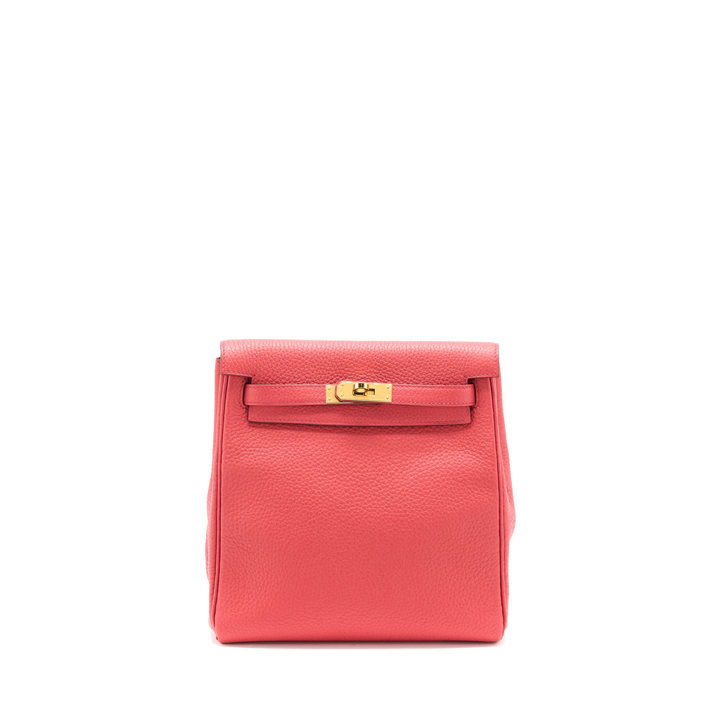 HERMES KELLY ADO BACKPACK CLEMENCE A5 BOUGAINVILLEA GHW