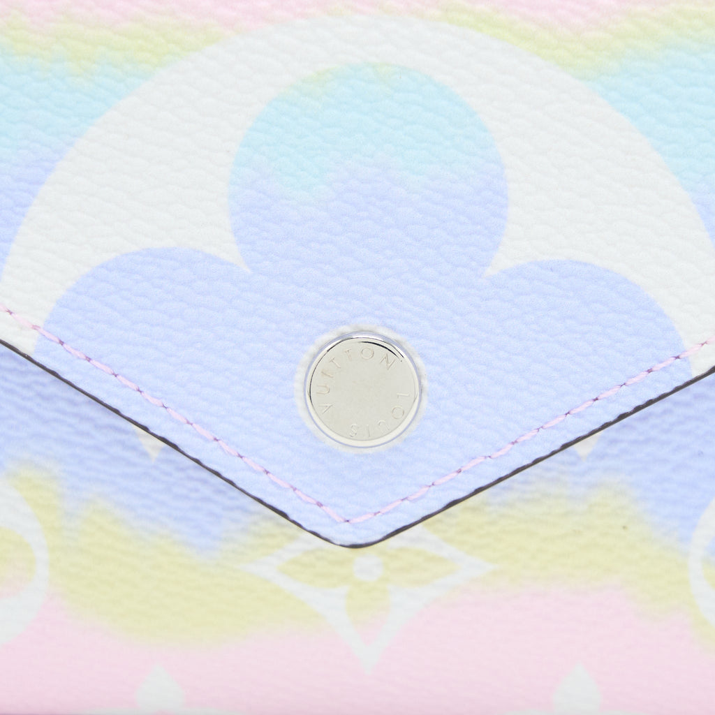LOUIS VUITTON ESCALE VICTORINE WALLET PINK MULTICOLOUR SHW